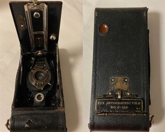 Antique Autographic Brownie Camera by Eastman Kodak Co.