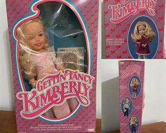 Vintage Tomy Gettin Fancy Kimberly Doll No 2019