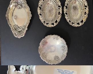 Vintage Japan Silverplate Serving pieces