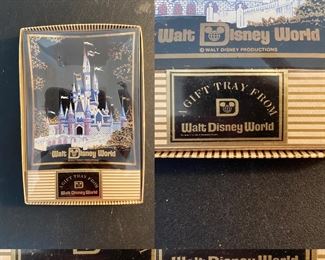 A Gift Tray From Walt Disney World -The Magic Kingdom-Glass