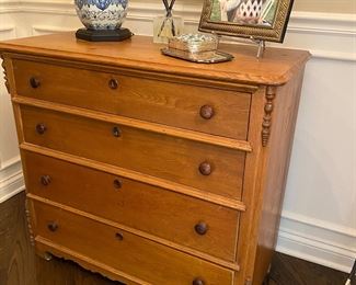 4 Drawer Dresser   38" W x 17.5" D x 34.5" H  $300