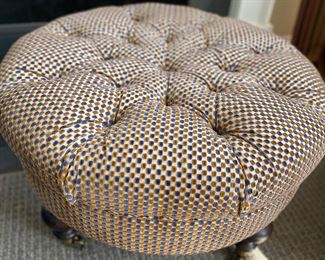 Tufted Round Ottoman  28" D x 16" H  $350