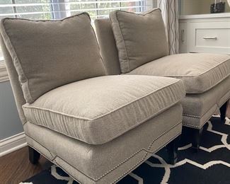 Pair of Armless Chairs  $875