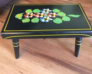 Painted small stool