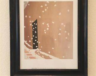 Framed O’Keefe print