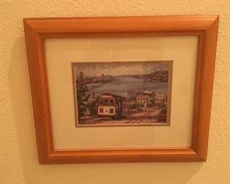 Framed wall art