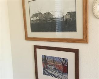 Framed wall art