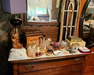 Vintage dresser with mirror