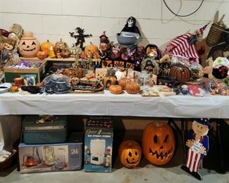 Halloween and Easter decorations 