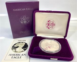 1986 American Silver Eagle $1 Proof Coin
