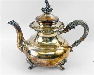 Antique Sterling Silver Coffeepot Teapot Heavy 635 Grams
