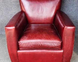 Vintage Crate & Barrel Swivel  Club Chair

