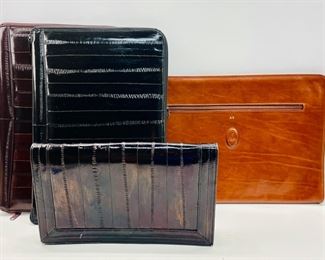 Assorted Business Skin and leather Portfolios And Handbag
