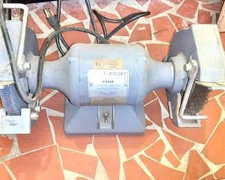 BALDOR 7" BENCH GRINDER, VERY HEAVY DUTY UNIT