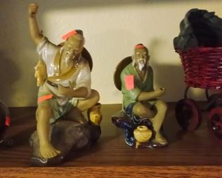 Chinese mudmen like clay figures