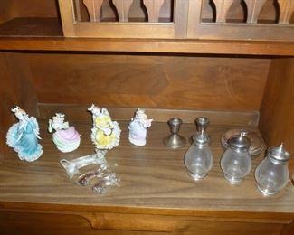 Vintage figurines & sterling pieces