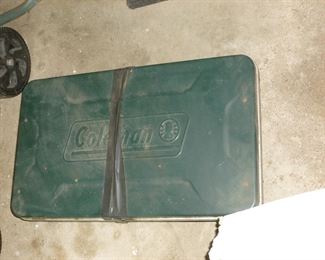 Coleman grill w/burner..well used