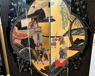 Antique coromandel screen. Pre cultural revolution