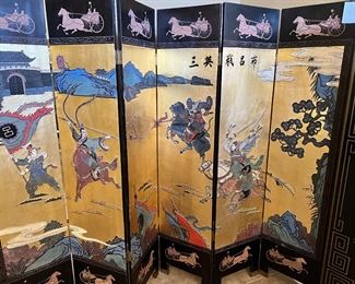 Pre-Mao/cultural revolution coromandel screen. Very rare.