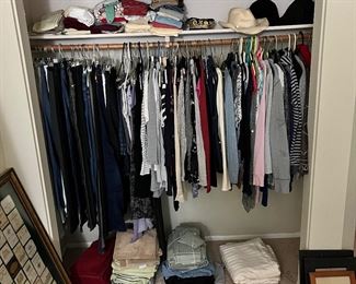 Women’s clothing, sheets, towels, duvet cover