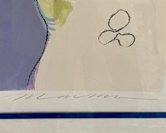 Isaac Maimon "Marie" Serigraph.  YEAR: 1994 Limited Edition Hand Signed & Numbered.  Artist deluxe CXXV SIZE: 21" x 28.5" YEAR: 1994 Limited Edition Hand Signed & Numbered. 