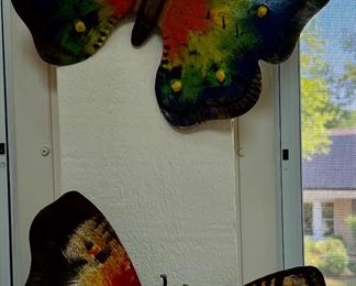 Pair of Butterfly Wall Art.