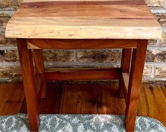 Cool Natural Wood Bench or Side Table