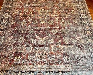 Lolol Layla Spice/Marine 5' x 7'6" Rug in Master Bedroom.  Matching rug in Dining Room.