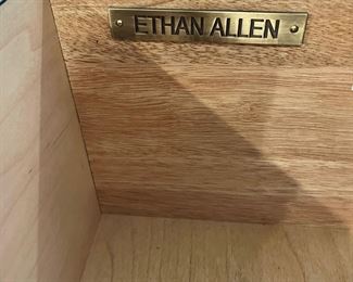 Ethan Allen Large Duke Media Center in Black , Lightly Distressed with Medium Sheen. 72" W x 18" D x 28" H. Currently on Ethanallen.com 