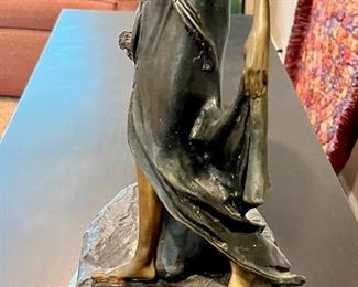 Bronze of Woman and Child by Louis iCart  (1888-1950) with marble base.