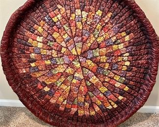 Unique Original John Wayne Jackson "Amazon Water Lily" in Resin Fusion.  Very well known artist. 42" H X 28" W.  Very Heavy Wall Art.