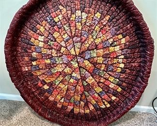 Unique Original John Wayne Jackson "Amazon Water Lily" in Resin Fusion.  Very well known artist. 42" H X 28" W.  Very Heavy Wall Art.