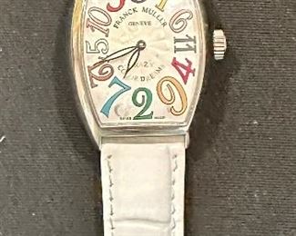 Franck Muller "Crazy Hours"  Geneve Styled Watch Japan Movement.