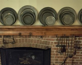 pewter charger plates and accessories