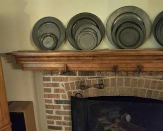 pewter charger plates and accessories