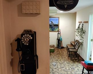 antique pay phone