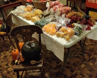 high quality deco food, fruit, and pumpkins