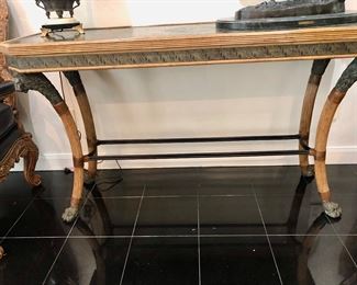 Maitland Smith with rams head and feet console table
