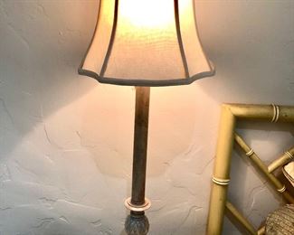 Pair of candlestick lamps
