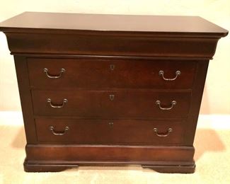 Pair of Hooker 3 drawer wood chests