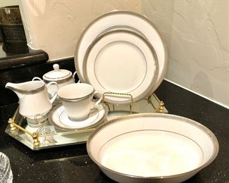 Noritake Manor Platinum china