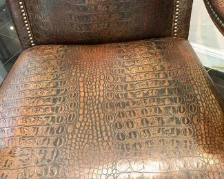 Alligator leather pattern