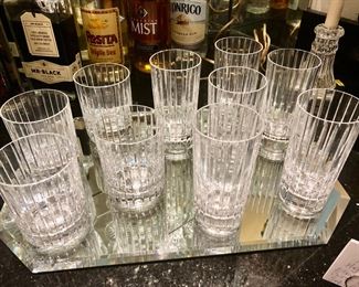 Baccarat highball and double old fashion glasses