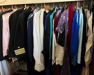 Vintage dresses and coats
