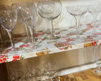 Vintage glassware