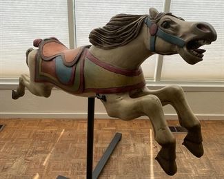 Carousel Horse from Seattle Fun Forest - Sanded by President Eisenhower during his time at Parker in his youth