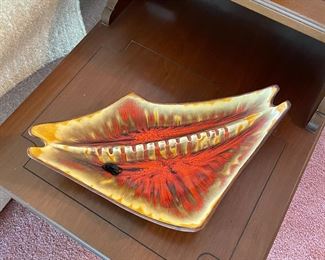 California pottery ashtray