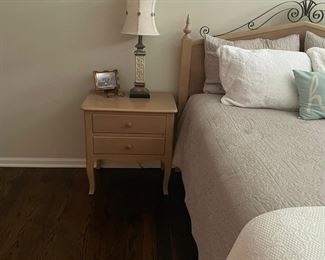 Bernhardt Side Table along with Queen Bed 