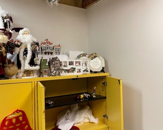 Christmas  - Plus these great Yellow Metal Filing Cabinets 