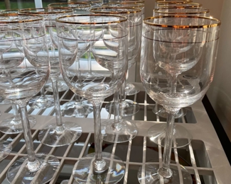 Lenox Gold Rim Stemware - 
